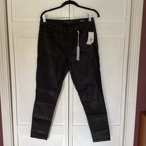 NWT Sanctuary Denim Black Coated Skinny Jeans